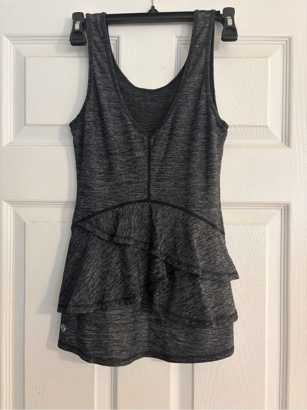 Lululemon Hustle Tank Static Black - Size 6